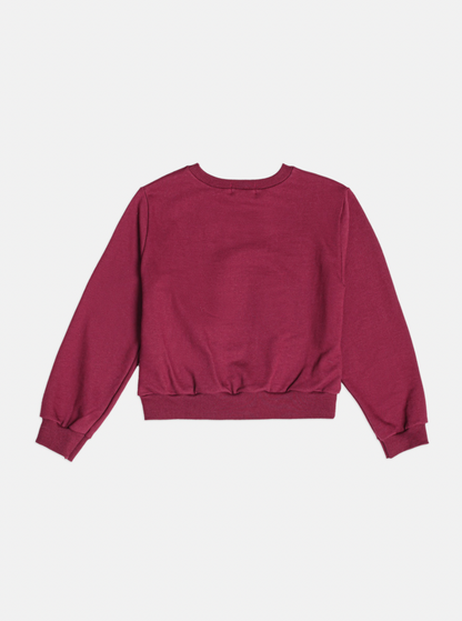 Conjunto Infantil Moletom Casaco Urso e Calça Cramberry - Momi