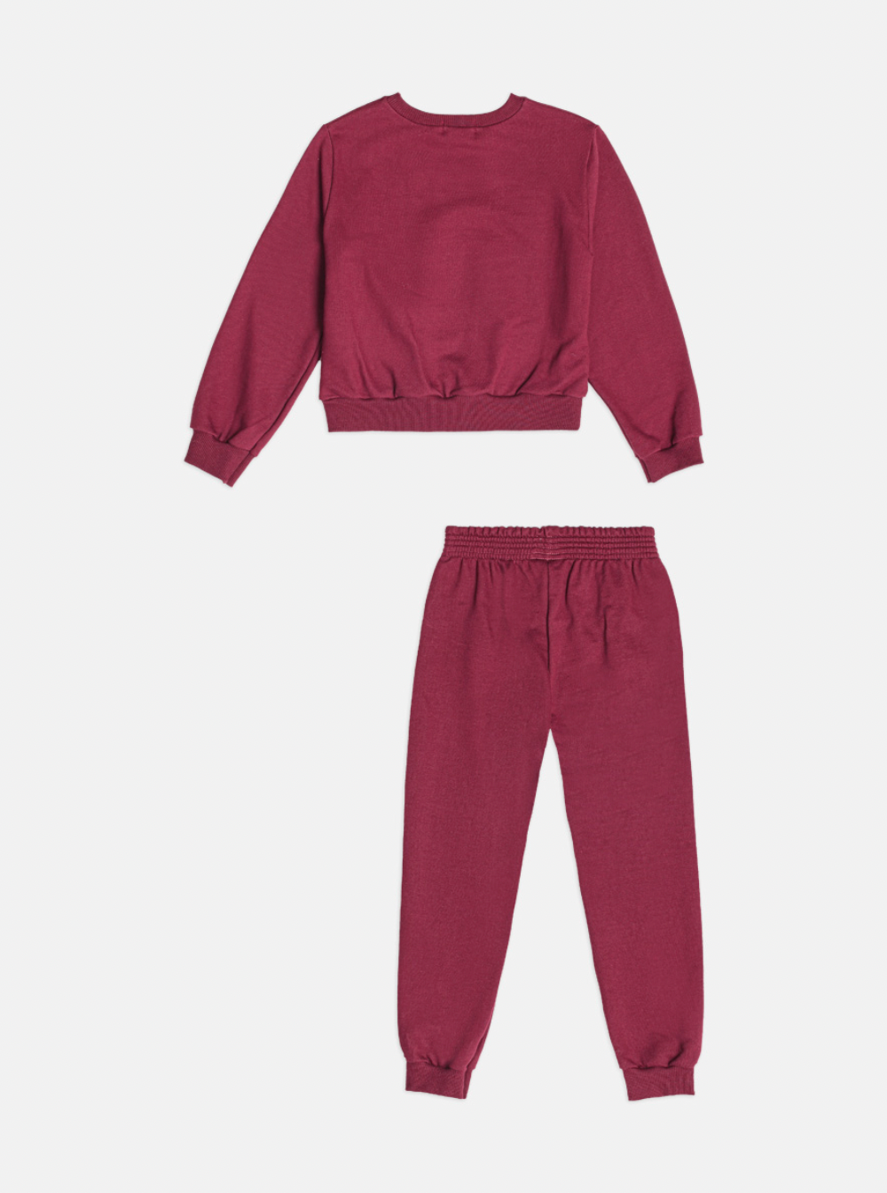 Conjunto Infantil Moletom Casaco Urso e Calça Cramberry - Momi