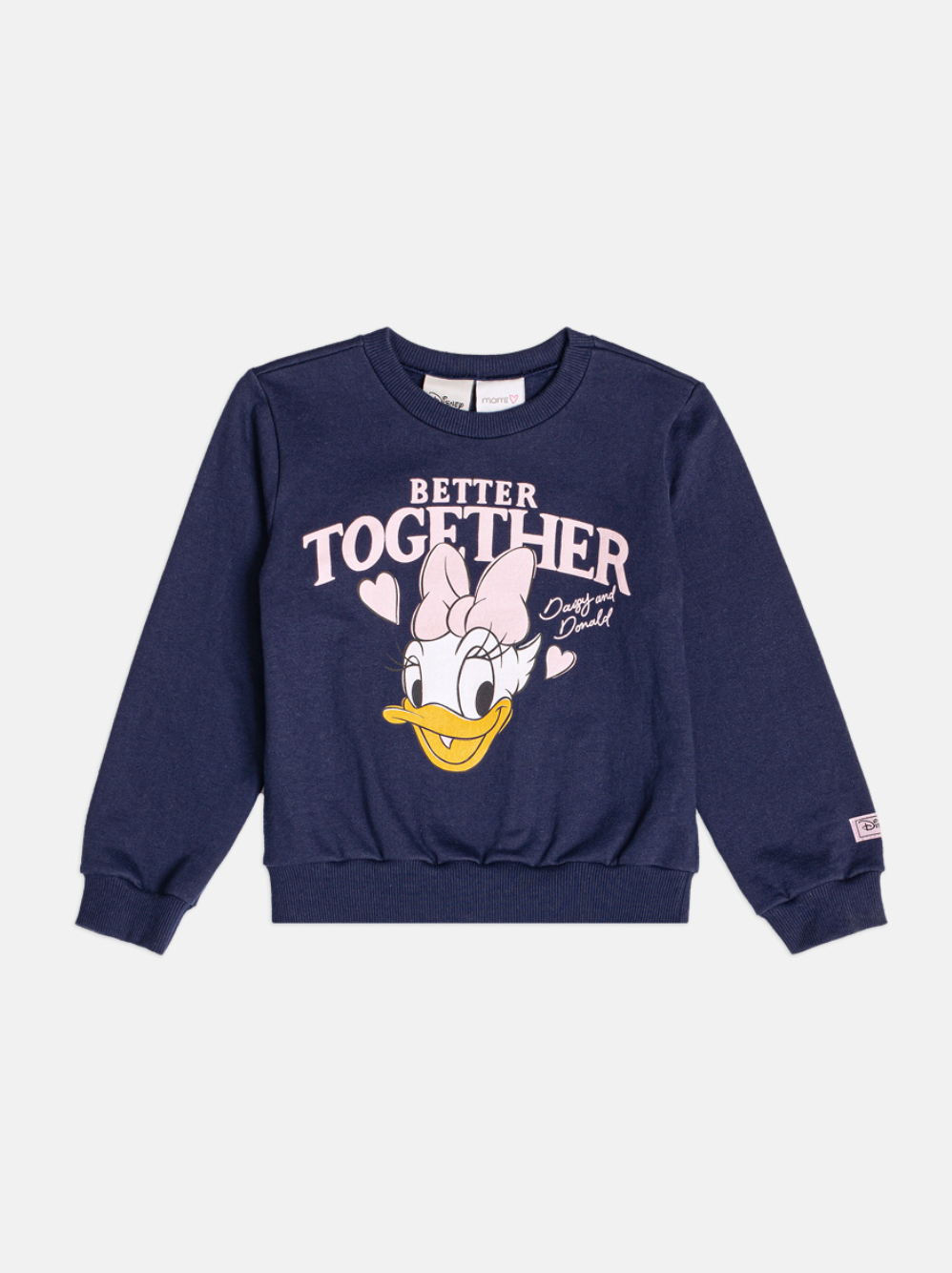 Conjunto Infantil Moletom Casaco Daisy e Calça Marinho - Momi