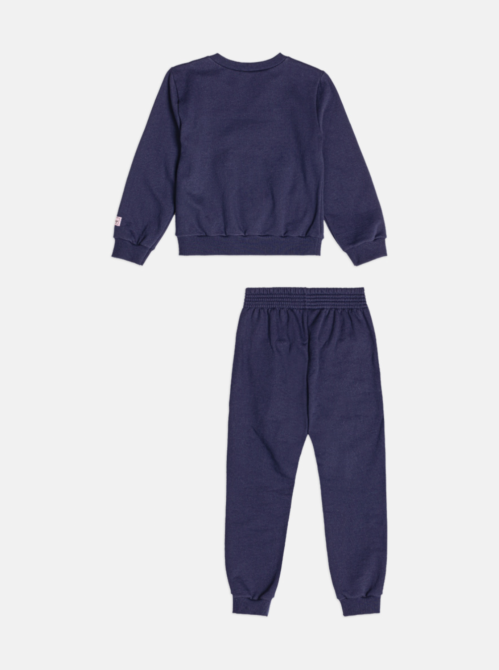 Conjunto Infantil Moletom Casaco Daisy e Calça Marinho - Momi