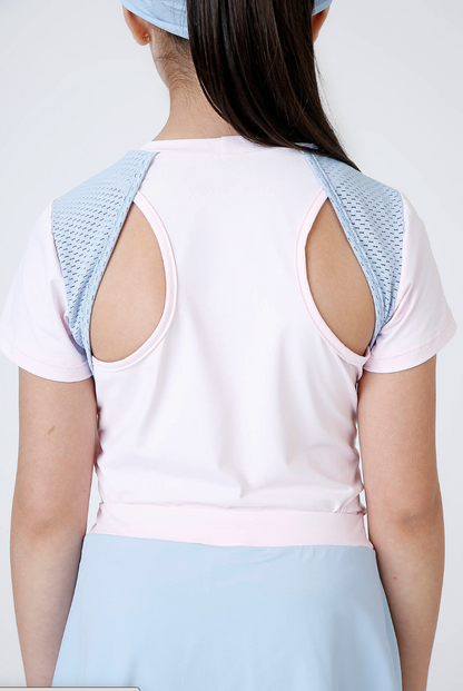 Blusa Infantil Laila Tenista Rosa - Siri Sport