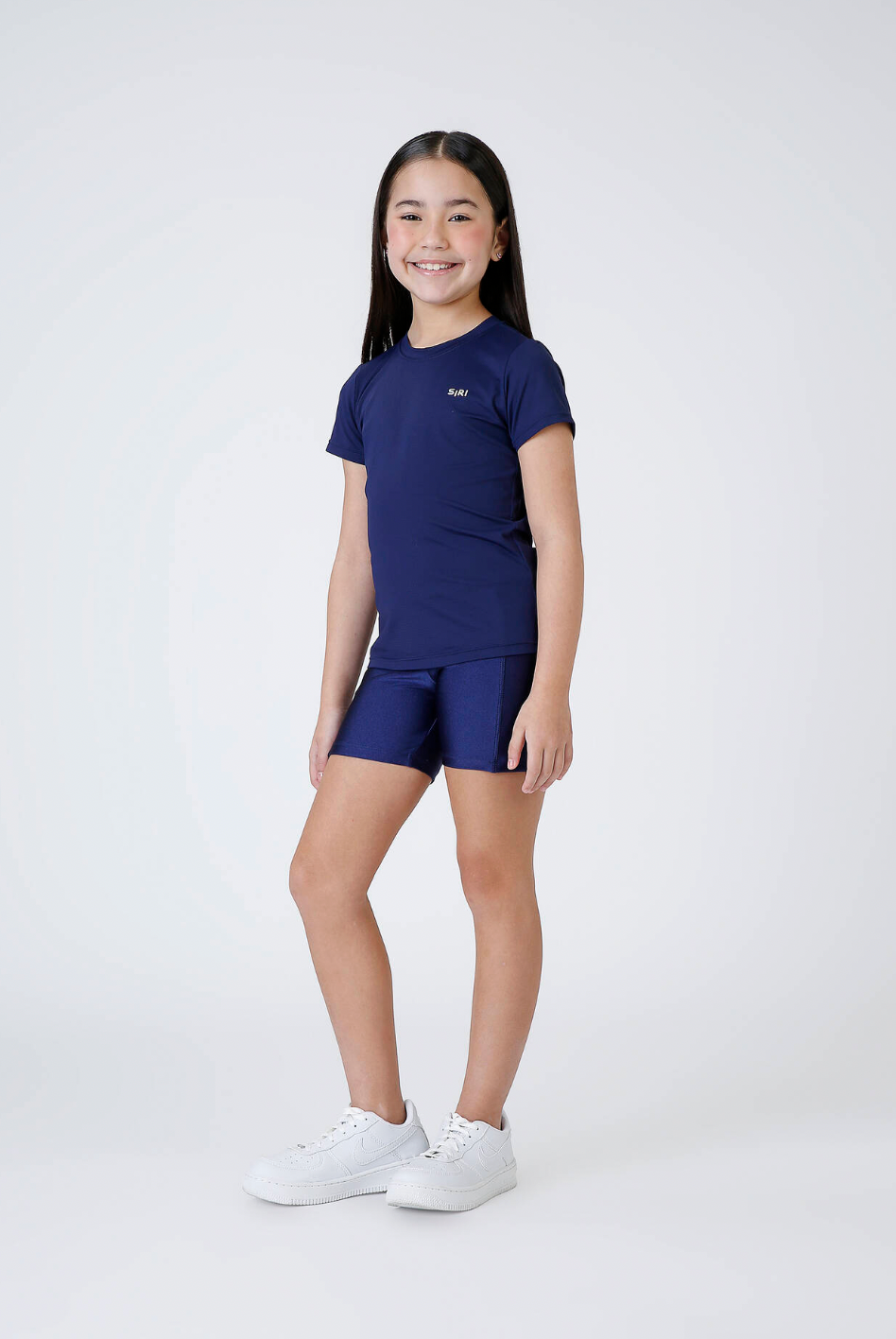 Bermuda Infantil Eloisa Trilobal Marinho - Siri Sport