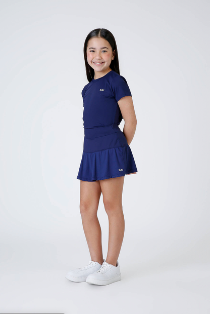 Saia-shorts Infantil Larissa New Trip Marinho - Siri Sports