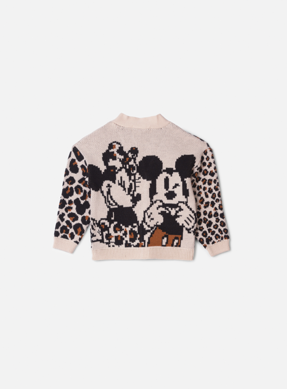 Conjunto Infantil Trio Tricot Minnie Animal Print, Camisa Gola Babados Rendas e Calça Montaria com Pezinho Preta - Animê