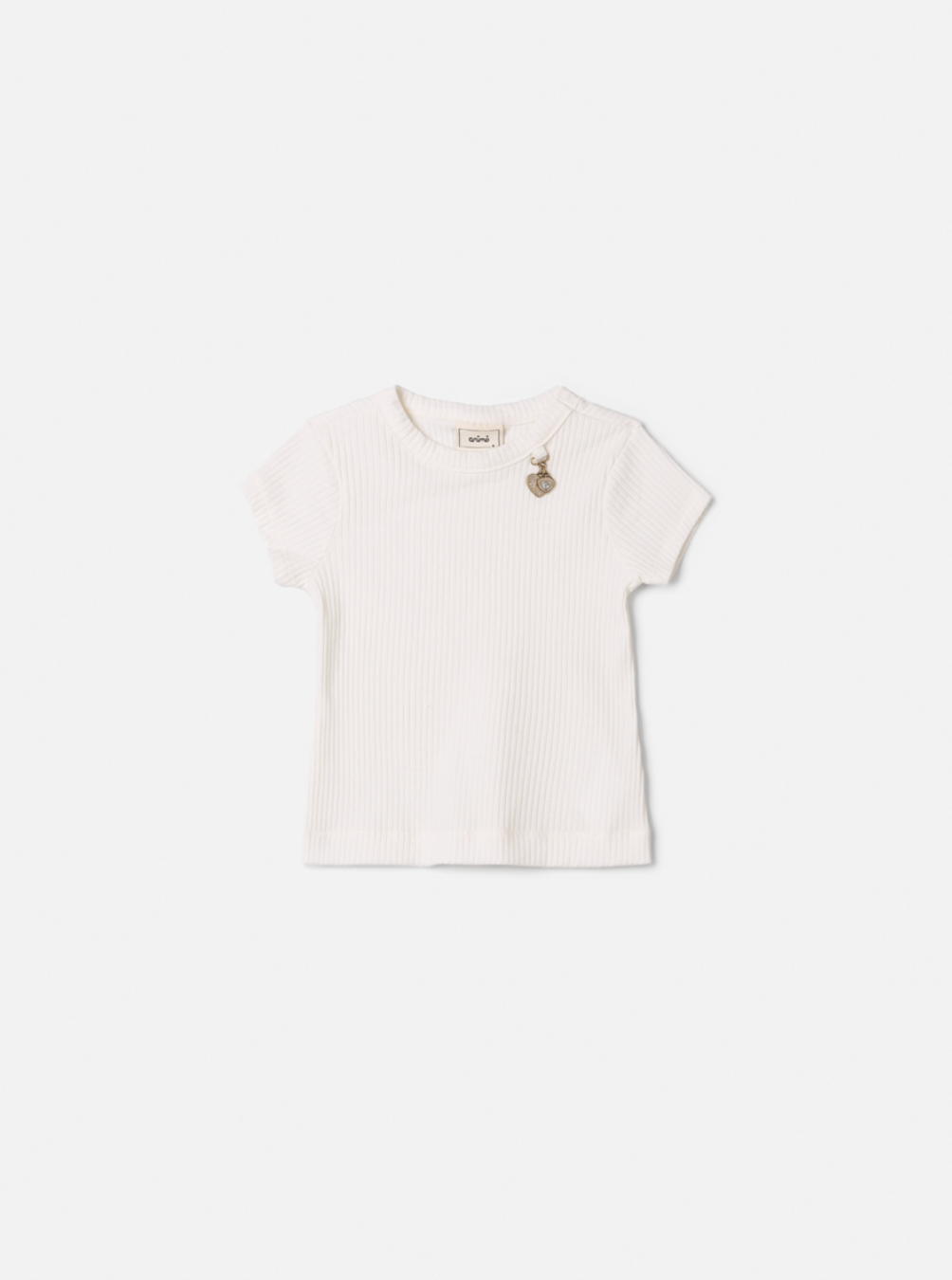 Blusa Infantil Essentials Canelada Off White - Animê