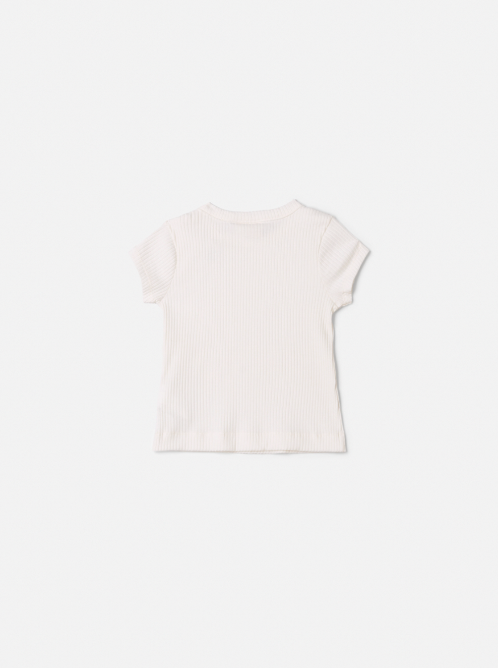 Blusa Infantil Essentials Canelada Off White - Animê