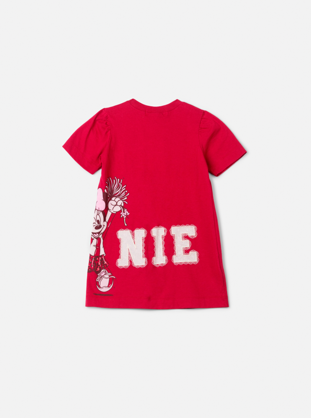 Vestido Infantil Minnie Cherry Flores ANM Rendado - Animê Petite