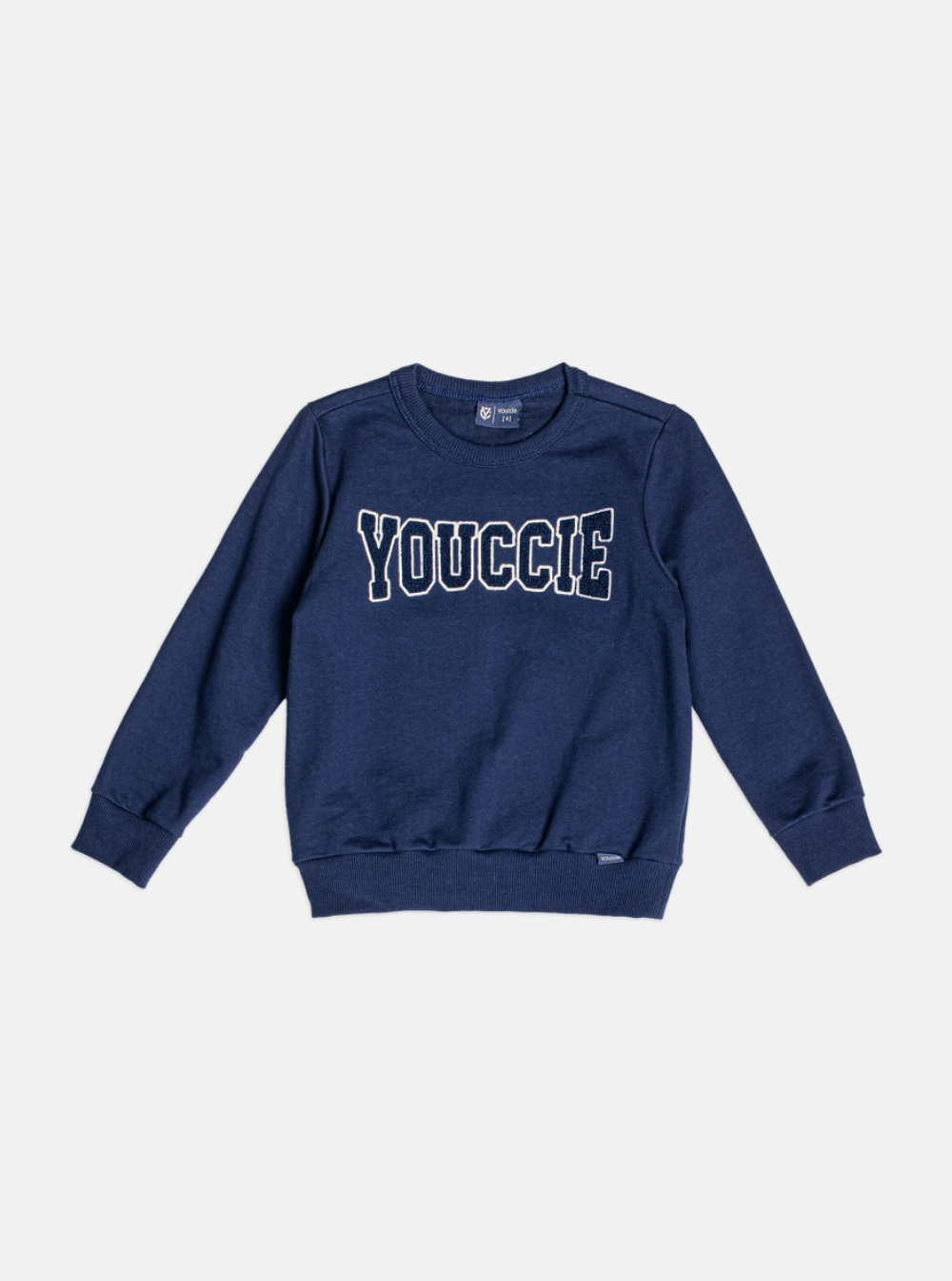 Conjunto Infantil Moletom Clássico YCC Casaco e Calça Marinho - Youccie