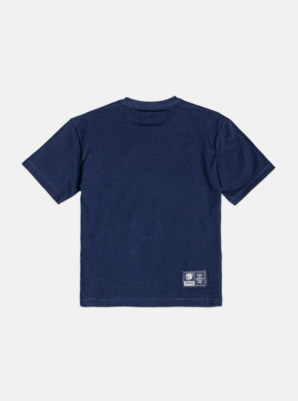 Conjunto Infantil Camiseta Ursinho College e Bermuda Bege - Youccie