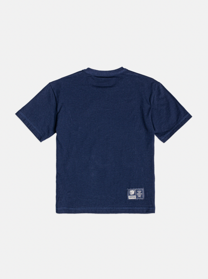 Conjunto Infantil Camiseta Ursinho College e Bermuda Bege - Youccie