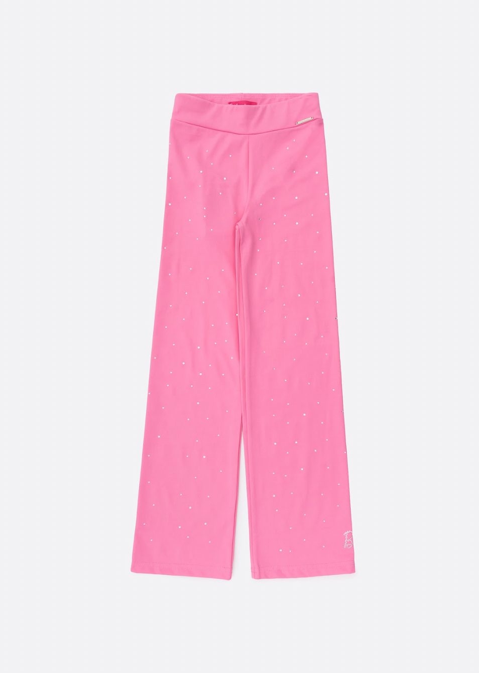 Conjunto Infantil Blusa Light Cristais Barbie e Calça Reta Light Cristais Barbie Rosa Pop Pink - Pituchinhus