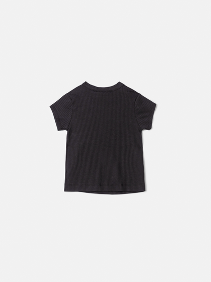 Blusa Infantil Essentials Mini-jóia Preta - Animê