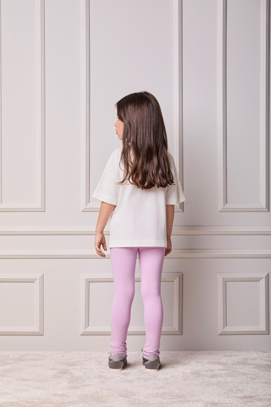 Conjunto Infantil Blusa Friends Minnie & Daisy e Legging Lilás - Animê