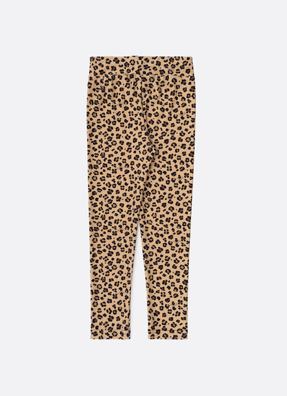 Conjunto Infantil Blusa Bolsa Pele Ursinha e Legging Infantil Light Oncinha - Pituchinhus