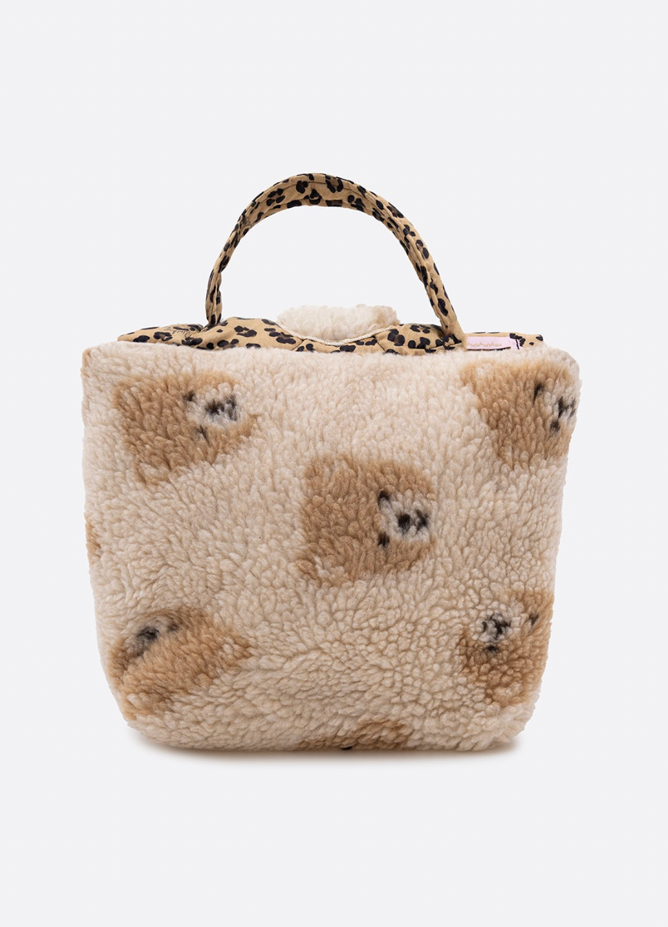 Bolsa Infantil Teddy Ursinhas Detalhes Oncinhas - Pituchinhus