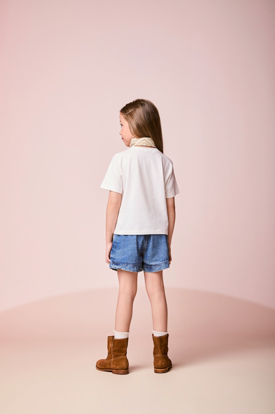 Blusa Infantil  Daisy Com Barbicachos - Momi