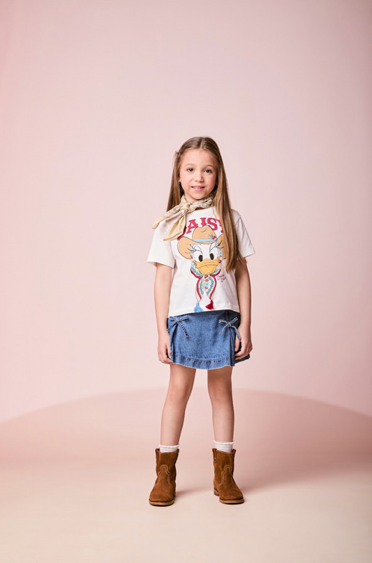 Blusa Infantil  Daisy Com Barbicachos - Momi