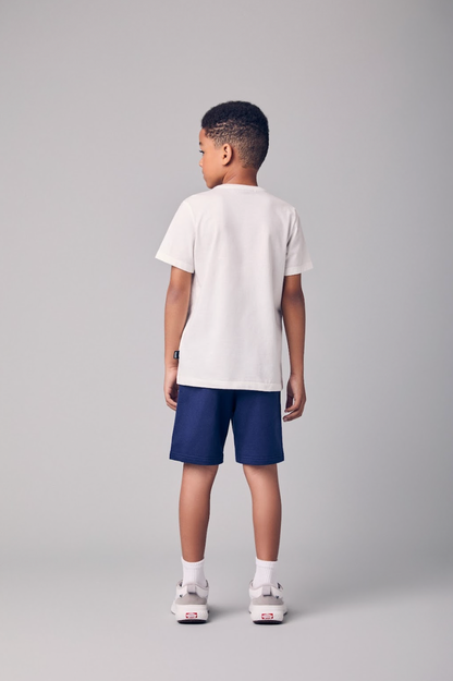 Conjunto Infantil Camiseta Marvel Comics Group e Bermuda Lateral Marvel - Youccie