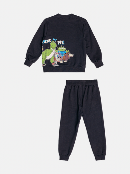 Conjunto Infantil Moletom Blusão Toy Story  e Calça Preta - Youccie