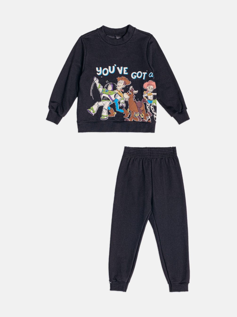 Conjunto Infantil Moletom Blusão Toy Story  e Calça Preta - Youccie