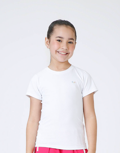 Blusa Infantil Maria New Trip Oncinha Branco - Siri Sport