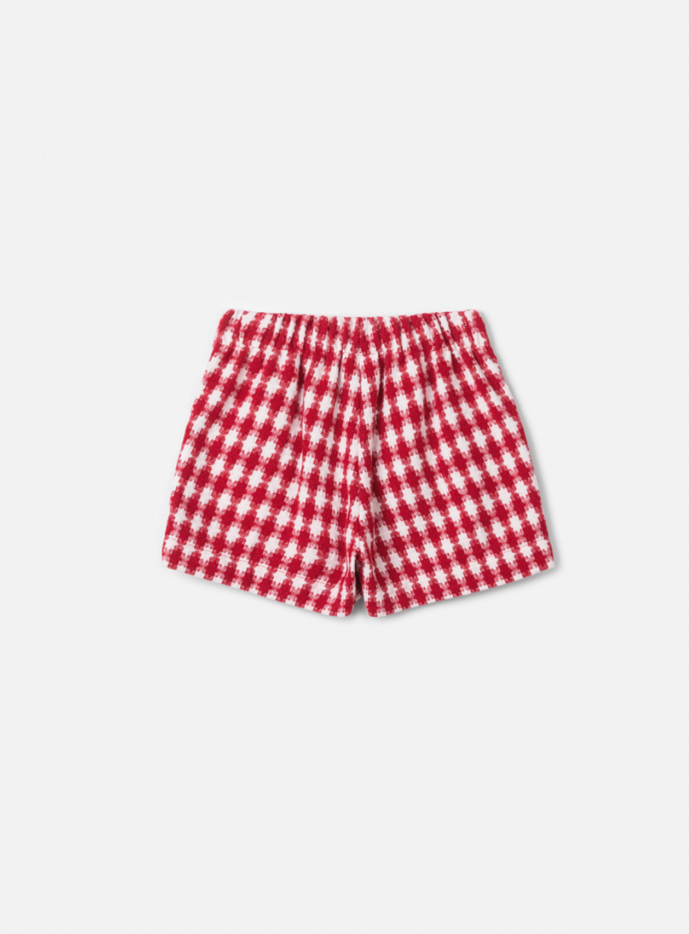 Conjunto Infantil Conceito Tweed Vermelho Casaco e Shorts Saia - Animê