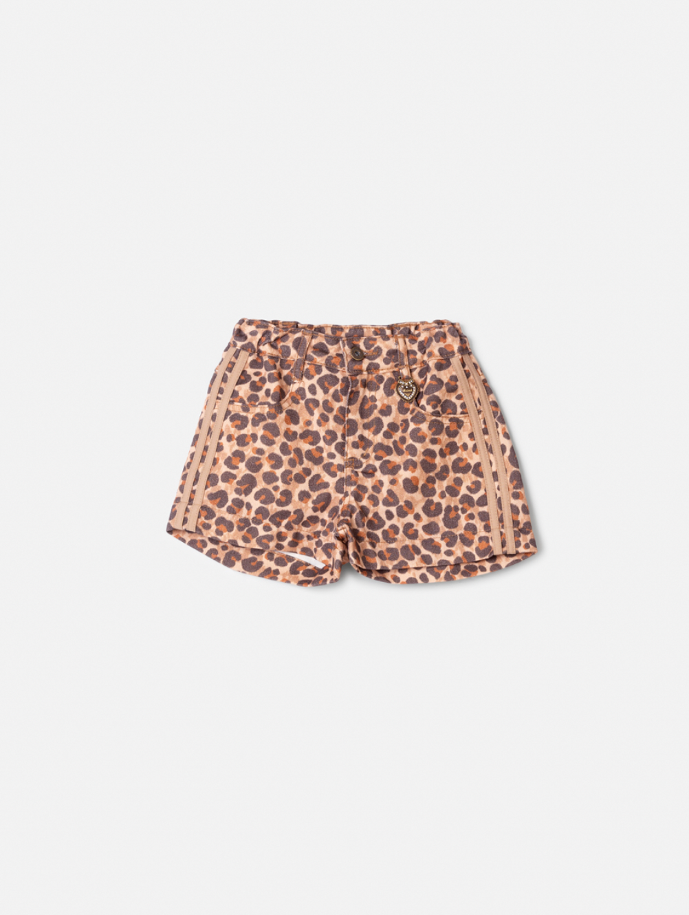 Conjunto Infantil Blusa Minnie Lacinho e Shorts Sarja Animal Print - Animê PRÉ-VENDA