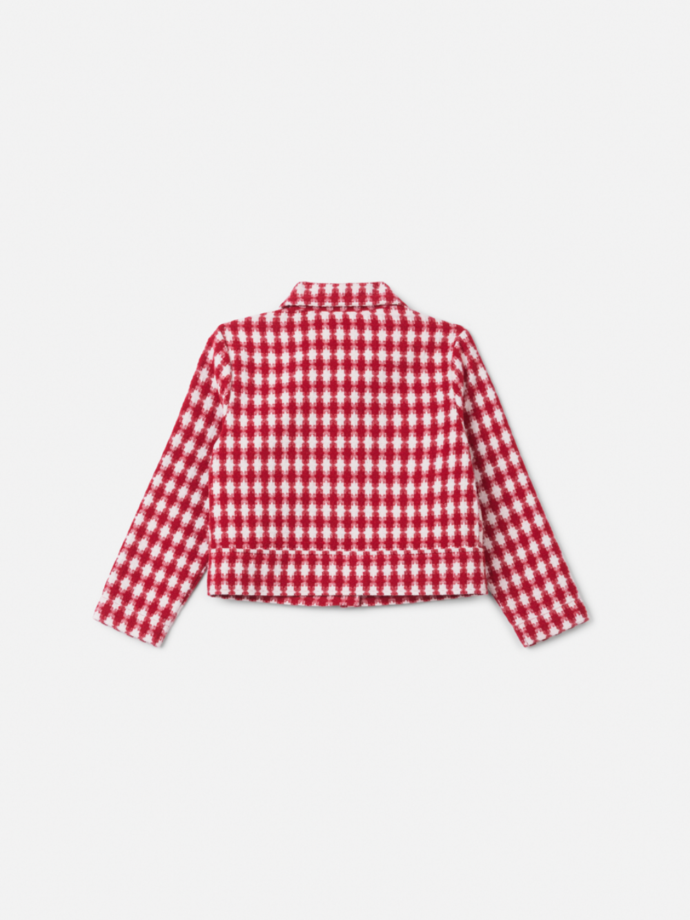 Conjunto Infantil Conceito Tweed Vermelho Casaco e Shorts Saia - Animê