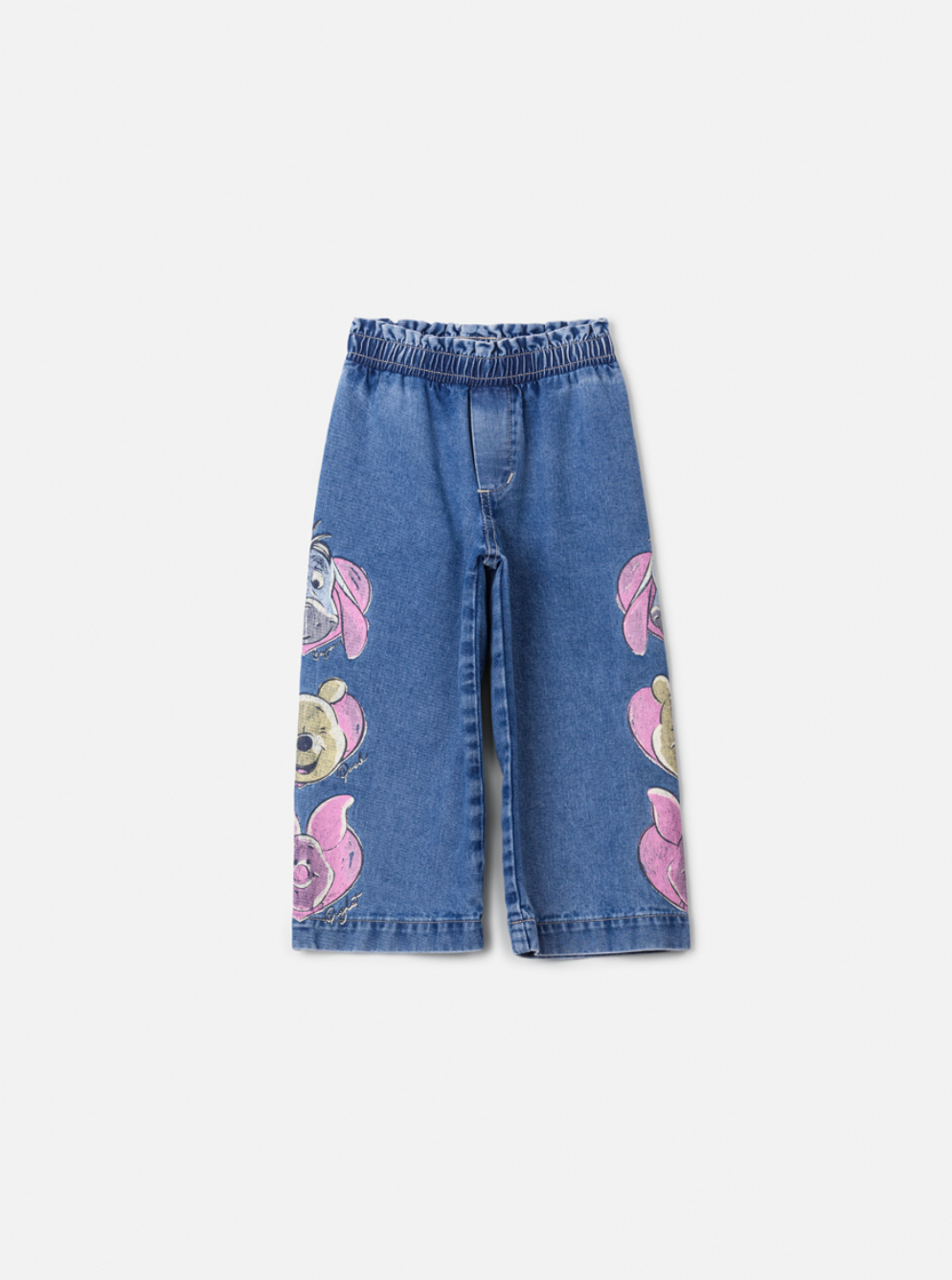 Conjunto Infantil Jaqueta Jeans Moletom Pooh e Calça Jeans Pooh - Animê Petite