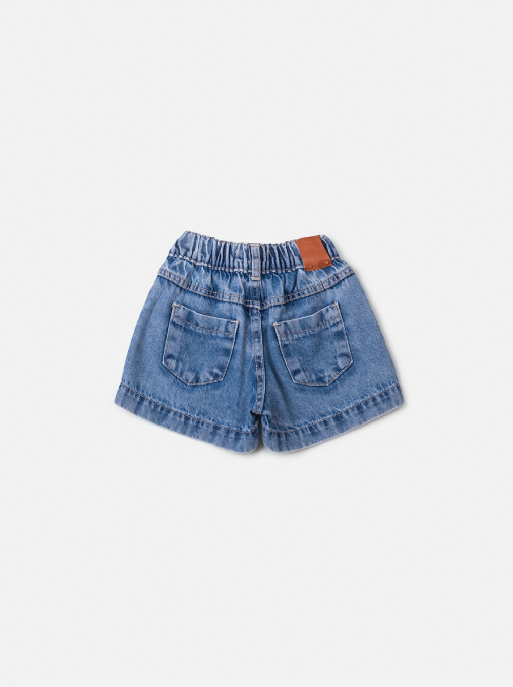 Conjunto Infantil Camiseta e Shorts Jeans Leitão & Pooh Rosa Cherry Donut - Animê Petite
