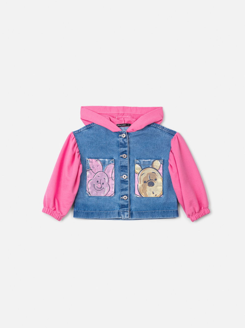 Conjunto Infantil Jaqueta Jeans Moletom Pooh e Calça Jeans Pooh - Animê Petite