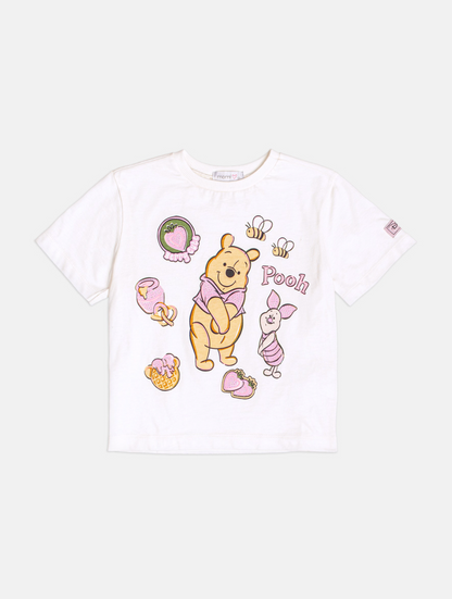 Blusa Infantil Ursinho Pooh Pérola - Momi Mini
