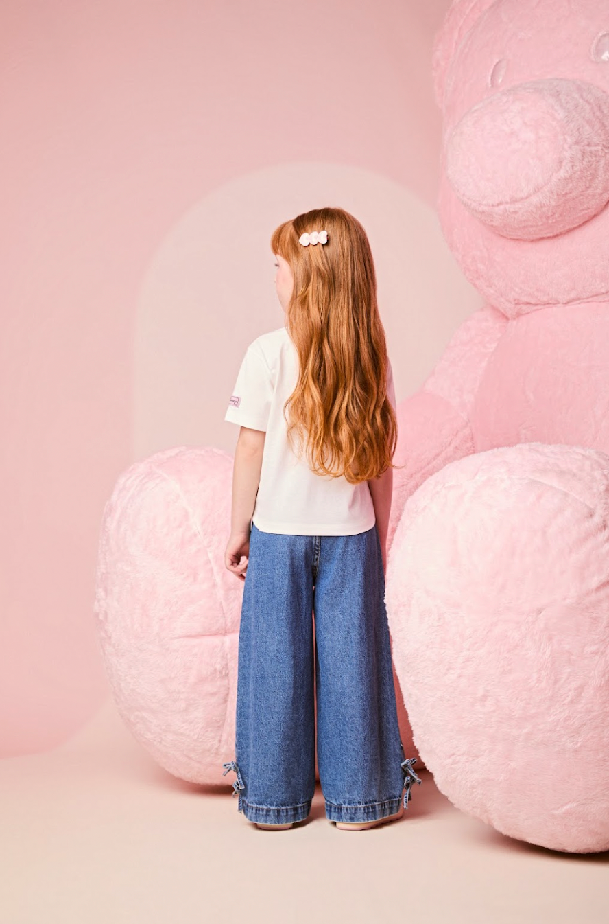 Blusa Infantil Ursinho Pooh Pérola - Momi Mini