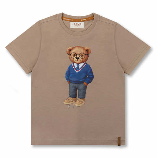 Camiseta Infantil Algodão Teddy University Fendi - Dame
