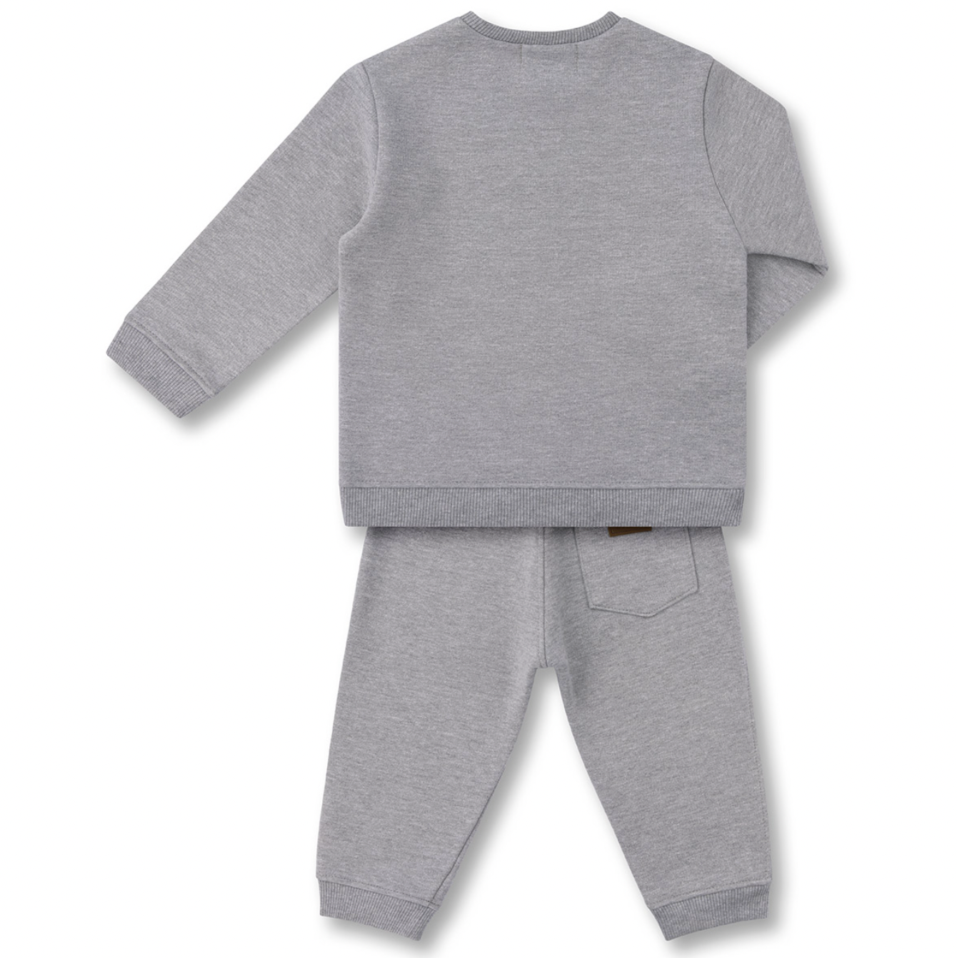 Conjunto Bebê Moletom Agasalho e Calça Teddy Cowboy Cinza - Dame