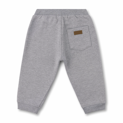 Conjunto Bebê Moletom Agasalho e Calça Teddy Cowboy Cinza - Dame