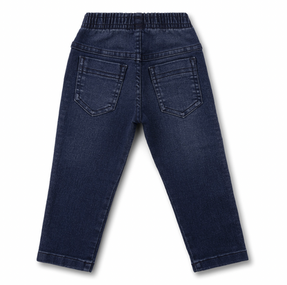 Calça Jeans Bebê Skinny Elastano Marinho - Dame