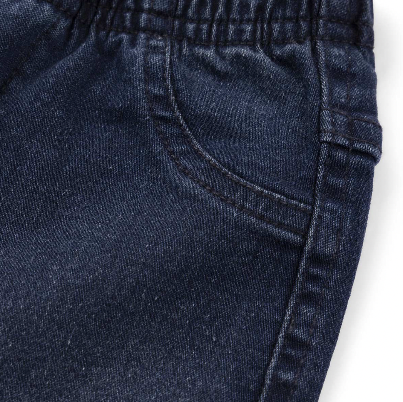 Calça Jeans Bebê Skinny Elastano Marinho - Dame