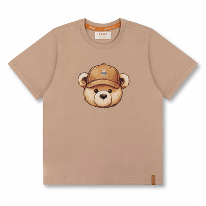 Camiseta Infantil Algodão Teddy Boné Fendi - Dame