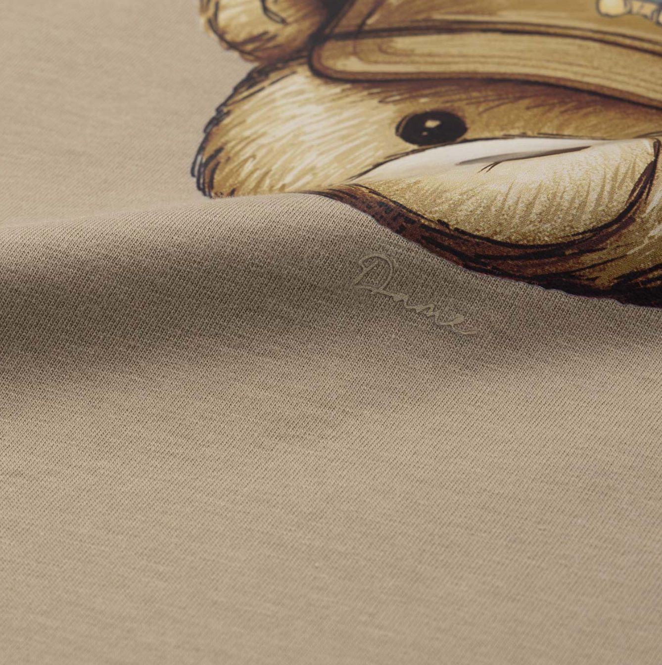 Camiseta Infantil Algodão Teddy Boné Fendi - Dame
