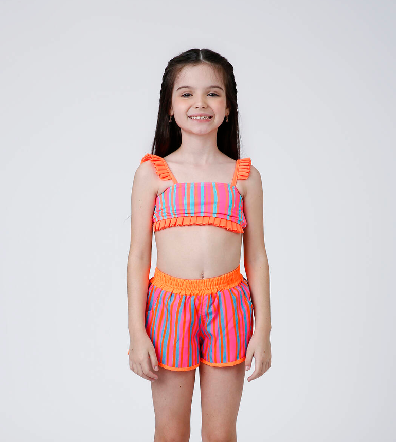 Shorts Infantil Letícia Estrela do Mar - Siri Kids