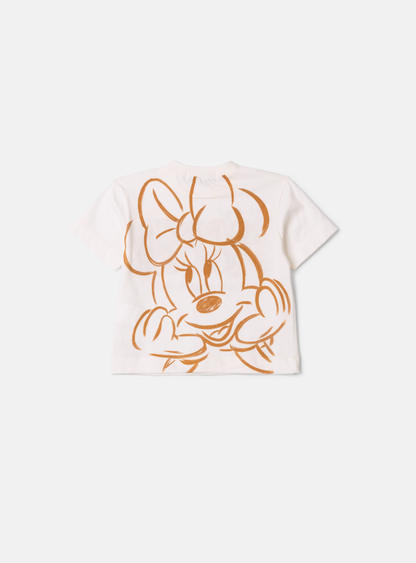 Blusa Infantil Minnie Paisley Dourada - Animê