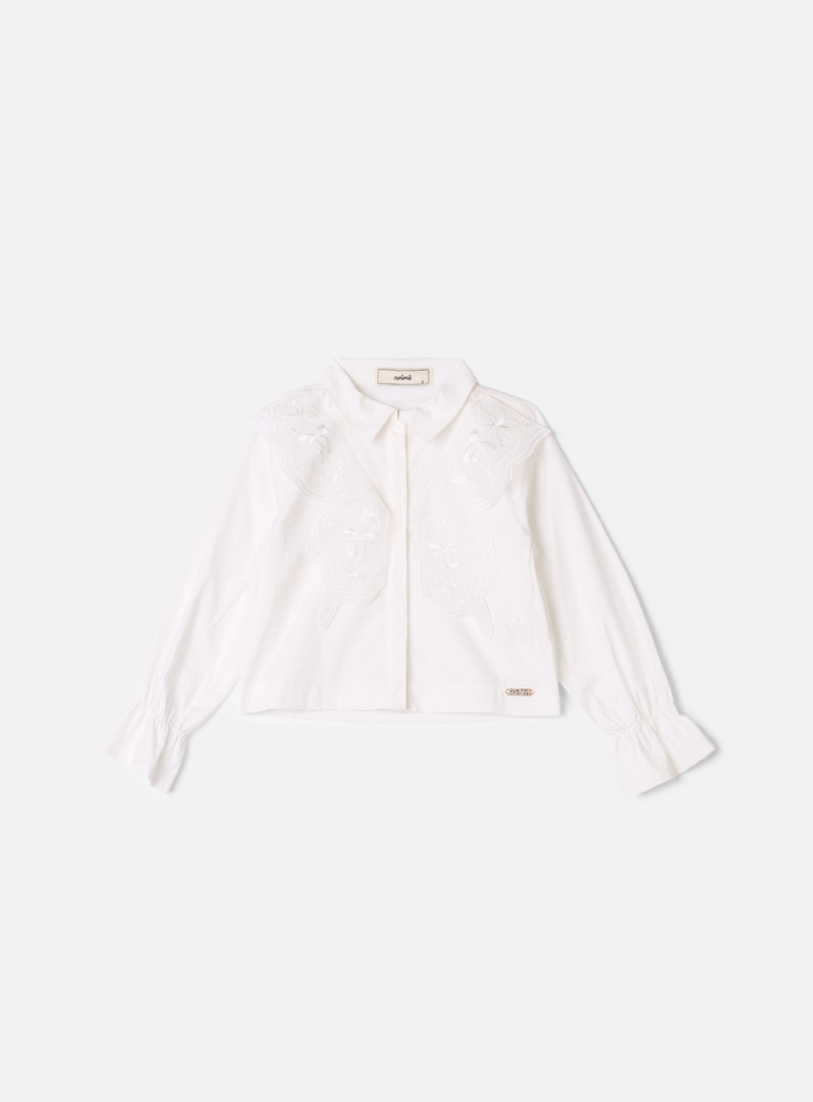 Camisa Infantil Conceito Borboleta Off White - Animê