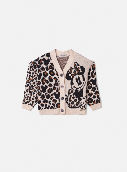 Casaco Infantil Tricot Minnie Animal Print - Animê