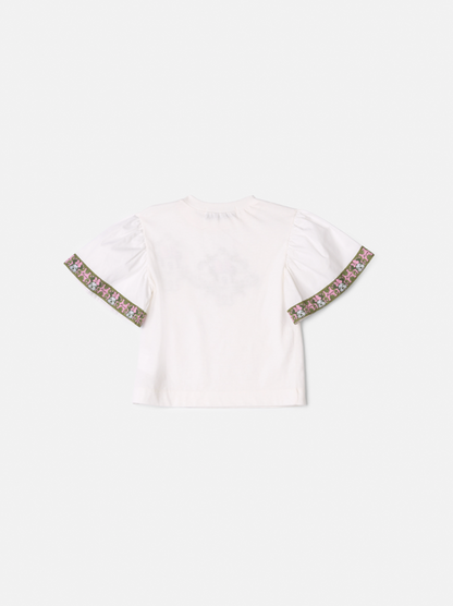 Blusa Infantil Minnie Estilizada Faixa Verde Forest - Animê