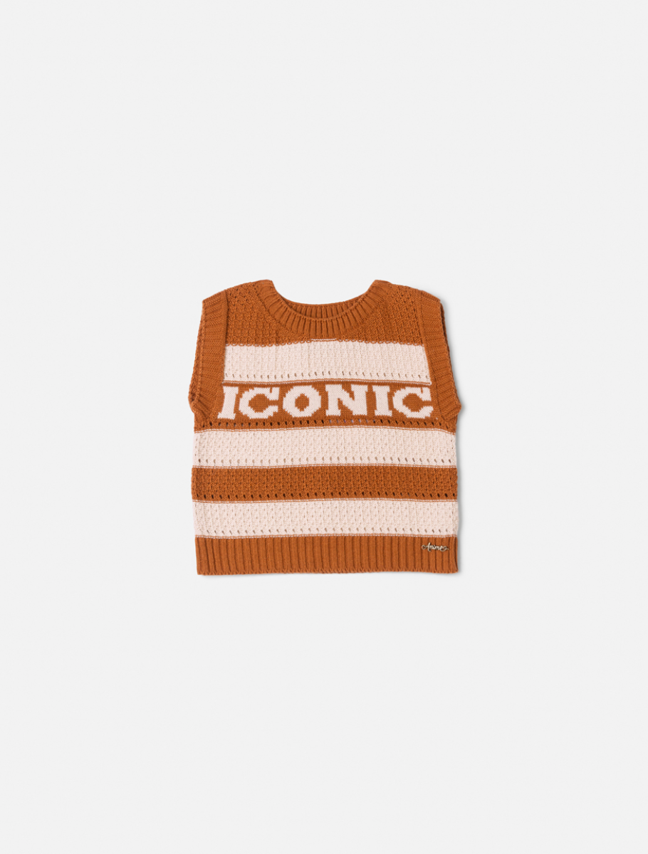 Colete Infantil Tricô Iconic - Animê