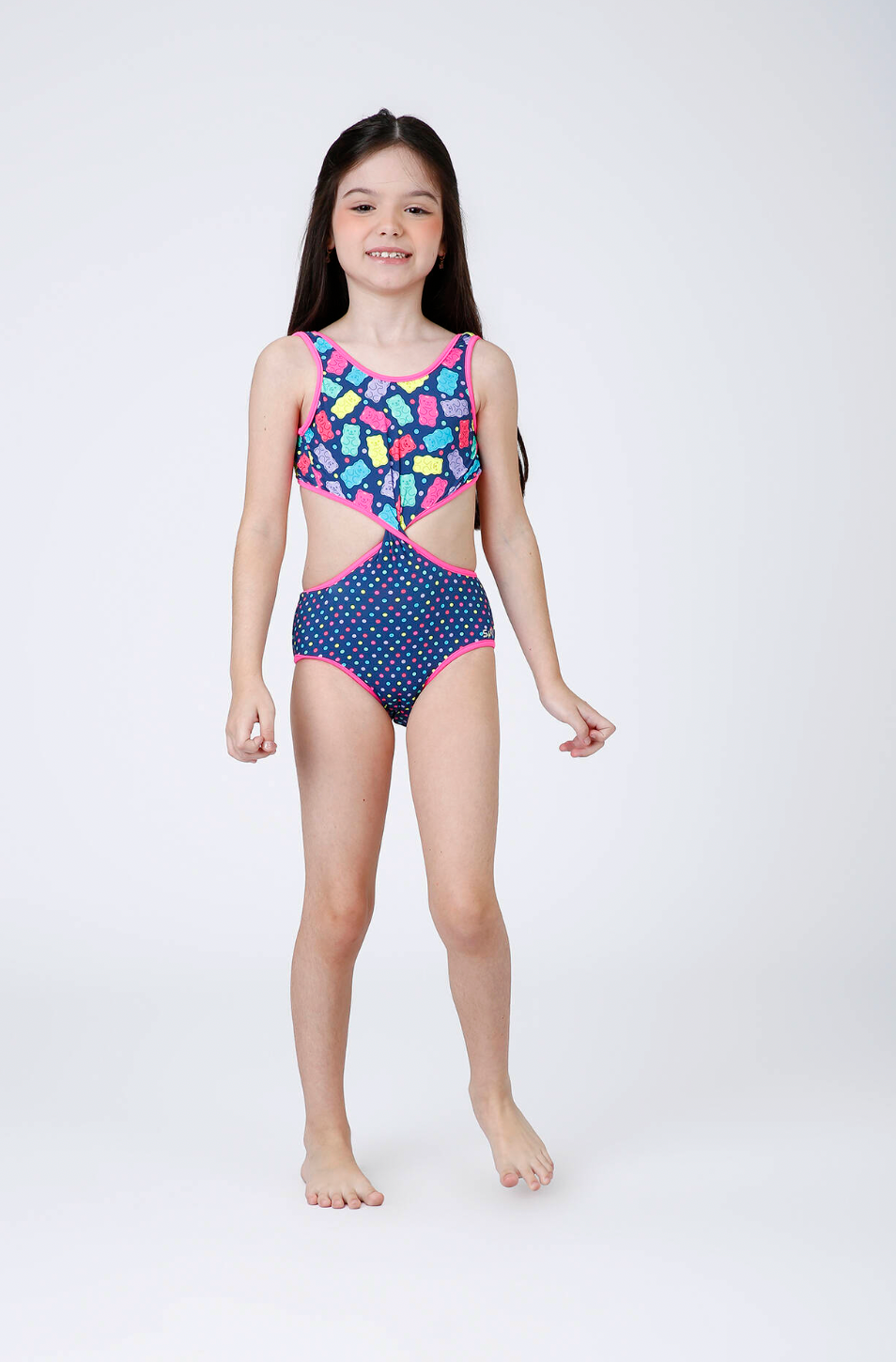 Maiô Infantil Carol Est. Gummy - Siri Kids