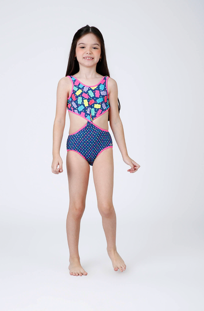 Maiô Infantil Carol Est. Gummy - Siri Kids