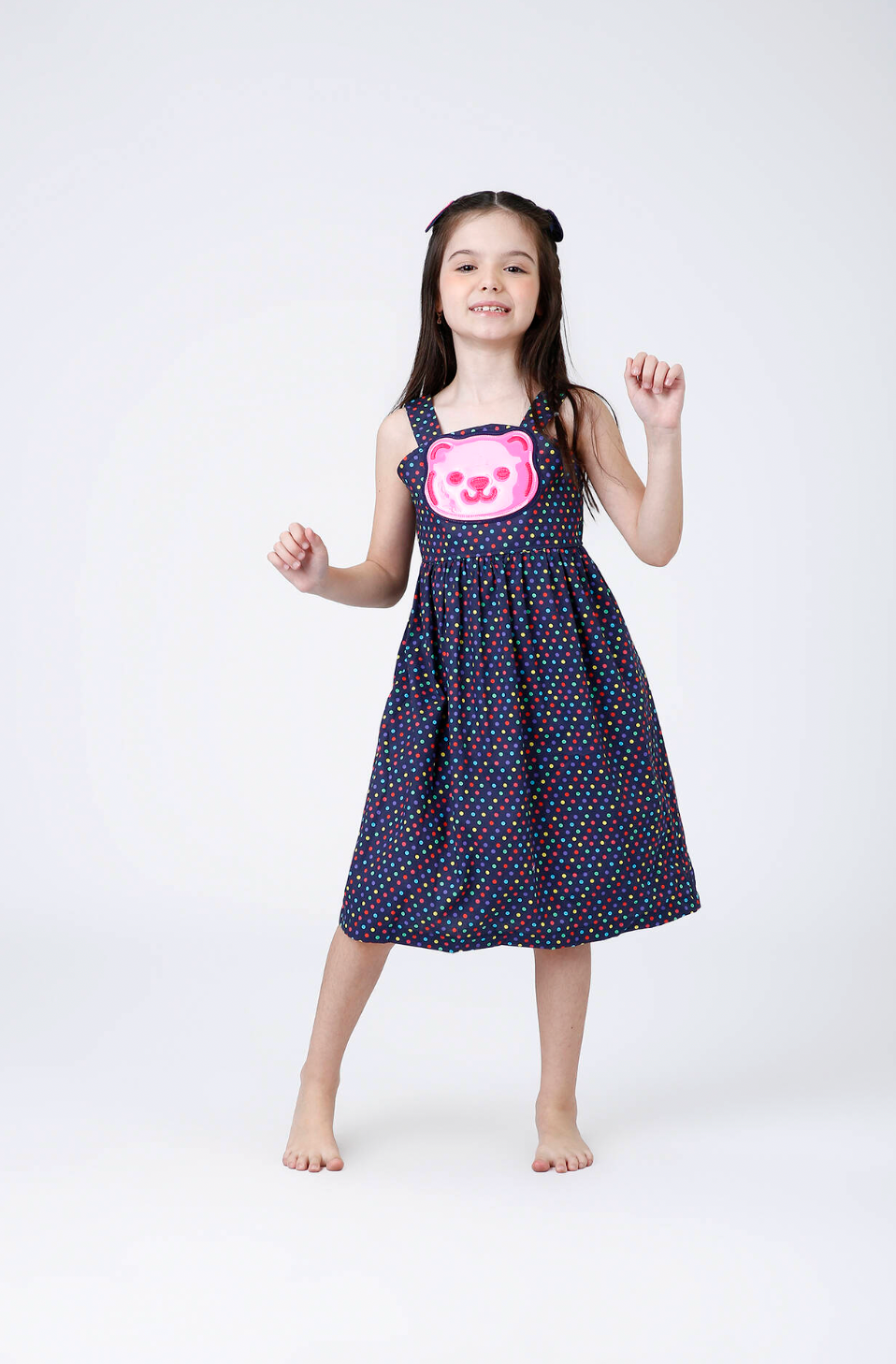 Vestido Infantil Manu Est. Gummy - Siri Kids