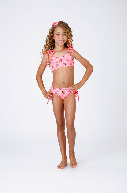 Biquíni Infantil Faixinha Alexia Est. Joaninha - Siri Kids